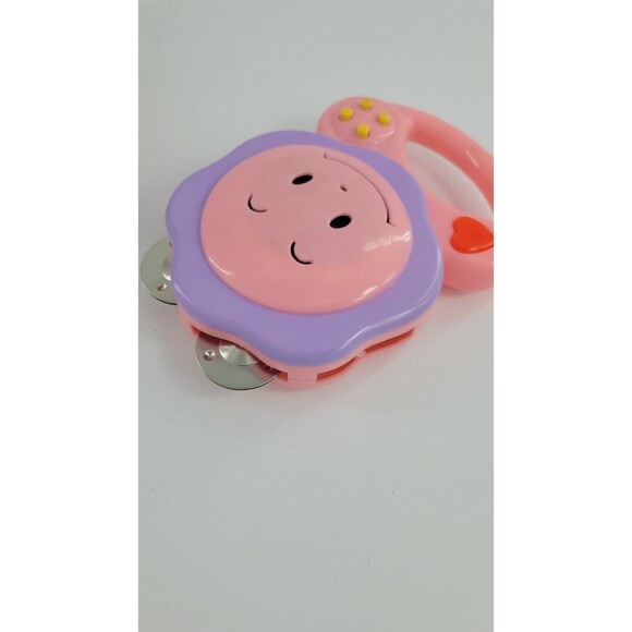 Vintage 90s My First Tambourine Toy by Smile Non-Working Kitsch Rare Novelty Toy - Picture 3 of 12